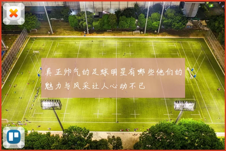 真正帅气的足球明星有哪些他们的魅力与风采让人心动不已
